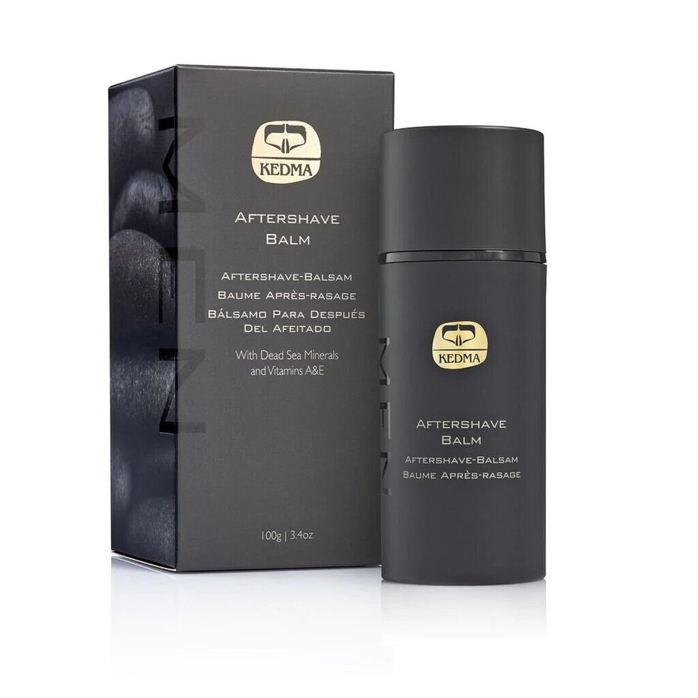 KEDMA AFTERSHAVE BALM-DEAD SEA MINERALS & VITAMINS A & E- 3.4 fl oz / 100 ml-NEW
